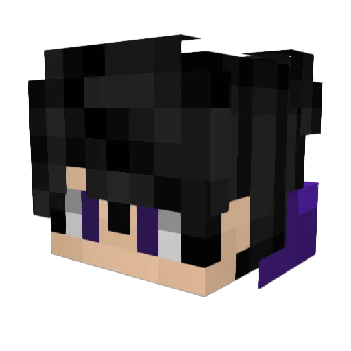 MR_SK01 Minecraft avatar head, 3D render