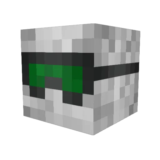 MR_SN0WY Minecraft avatar head, 3D render