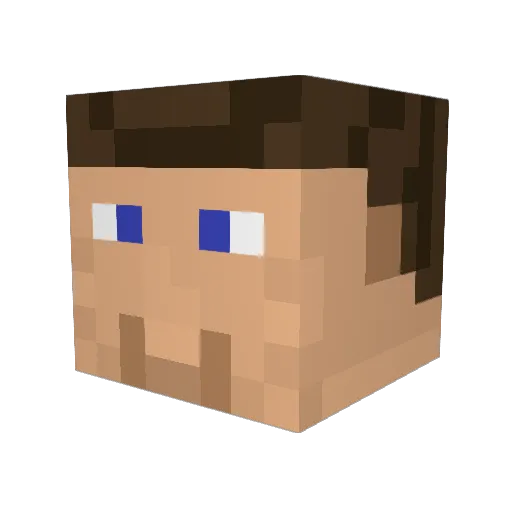 MR_SuperMonkey Minecraft avatar head, 3D render