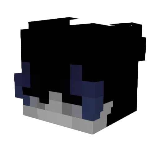 MR_UNK Minecraft avatar head, 3D render