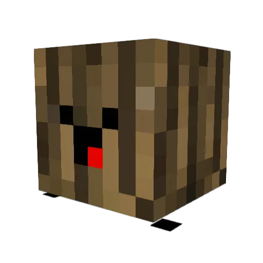 MR_Woodzy Minecraft avatar head, 3D render