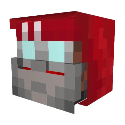 MR_YBK Minecraft avatar head, 3D render
