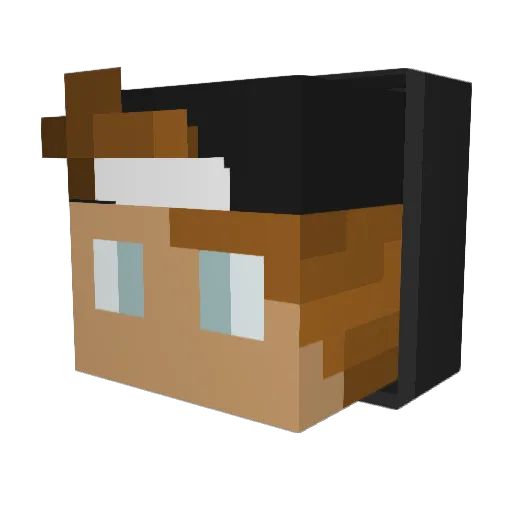 MR_Yeast Minecraft avatar head, 3D render