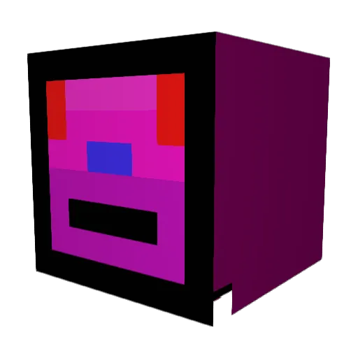 MR_ZENZEI Minecraft avatar head, 3D render