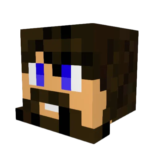 MR_uil Minecraft avatar head, 3D render