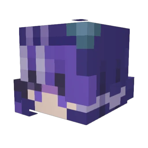 MR_wiki Minecraft avatar head, 3D render