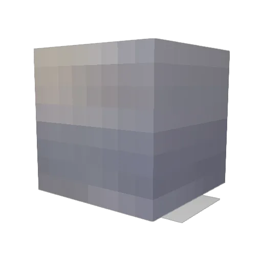 MRainDrop_201 Minecraft avatar head, 3D render