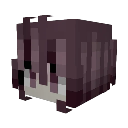 MRapk Minecraft avatar head, 3D render