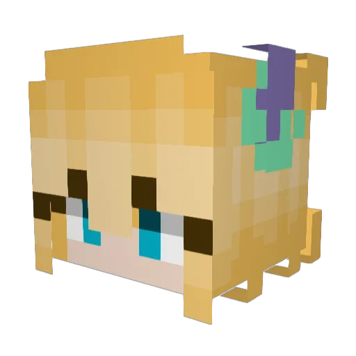 MRcarpyy00 Minecraft avatar head, 3D render