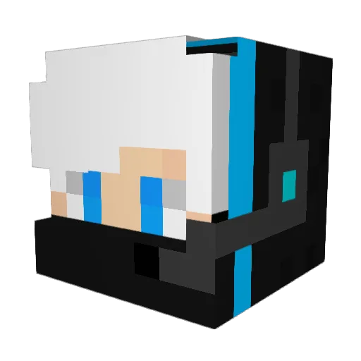 MRcor_YT Minecraft avatar head, 3D render