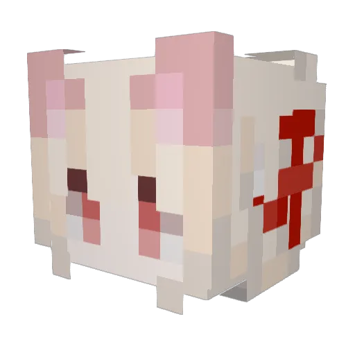 MRedStoneM Minecraft avatar head, 3D render