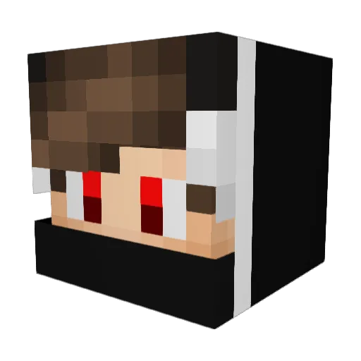MRfhjunior Minecraft avatar head, 3D render