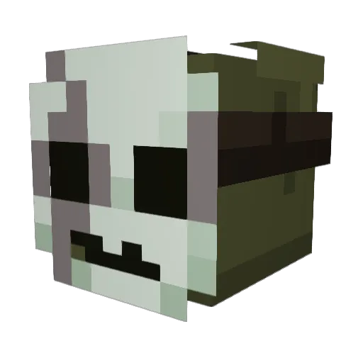 MRkaiwen750 Minecraft avatar head, 3D render