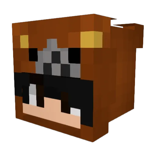 MRkochi821 Minecraft avatar head, 3D render