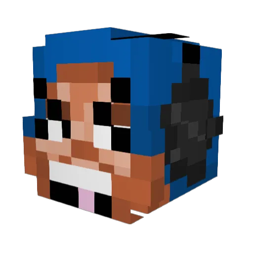 MRl1ttleME Minecraft avatar head, 3D render