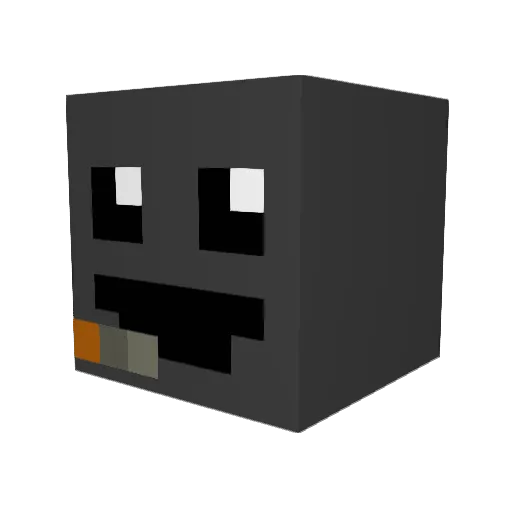 MRmapiot Minecraft avatar head, 3D render