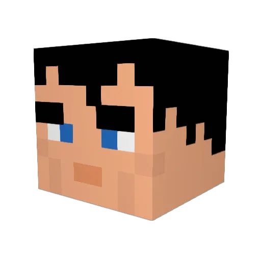 MRme151 Minecraft avatar head, 3D render