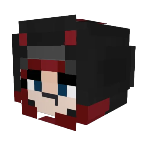 MRmesa20 Minecraft avatar head, 3D render