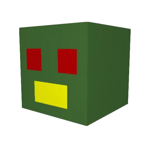 MRnoodle101 Minecraft avatar head, 3D render