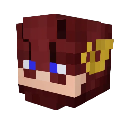 MRochedo Minecraft avatar head, 3D render