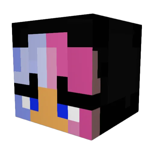 MRose1776 Minecraft avatar head, 3D render