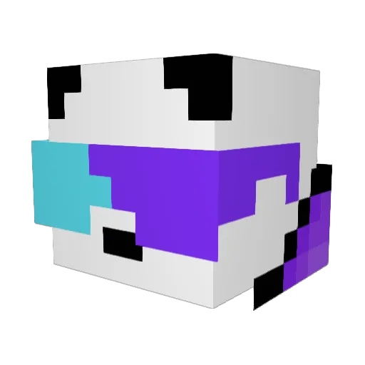 MRoutledge Minecraft avatar head, 3D render