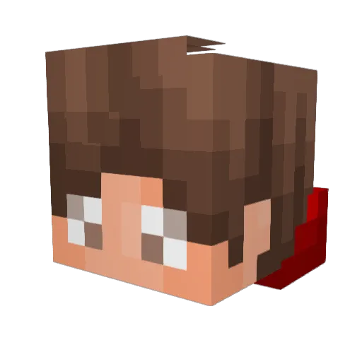MRrazi Minecraft avatar head, 3D render