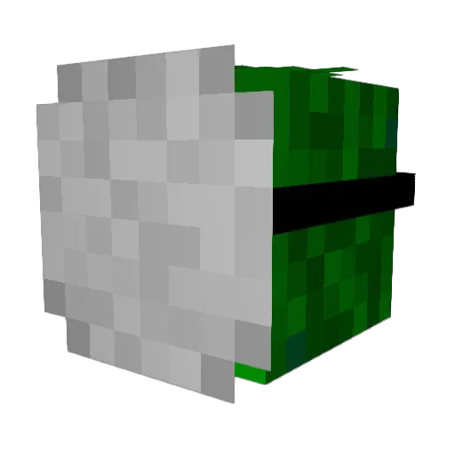 MRsaven Minecraft avatar head, 3D render