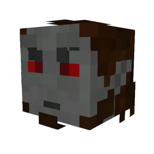 MRsidius Minecraft avatar head, 3D render