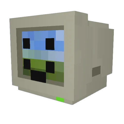 MRstinkSTANK Minecraft avatar head, 3D render