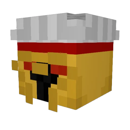 MRtaekung Minecraft avatar head, 3D render