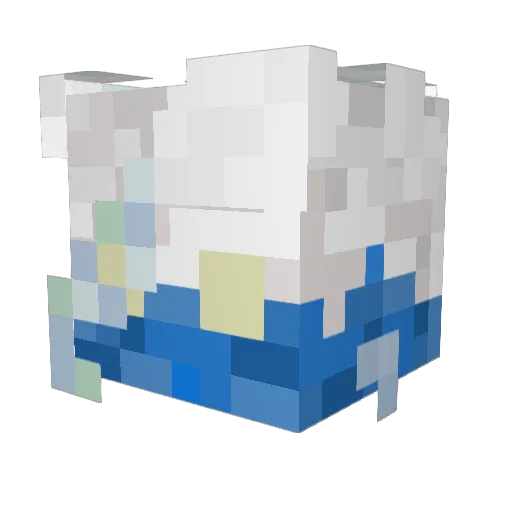 MRusty Minecraft avatar head, 3D render