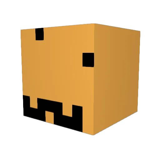 MRwall10 Minecraft avatar head, 3D render