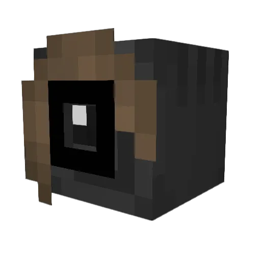 MSE_cam Minecraft avatar head, 3D render