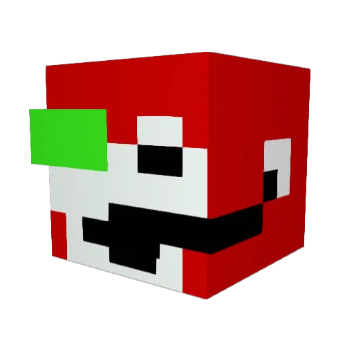 MSGPamplemousse Minecraft avatar head, 3D render