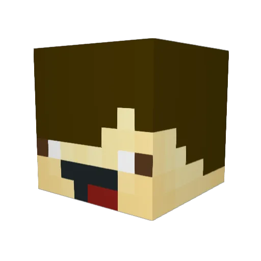 MSGabe1000 Minecraft avatar head, 3D render