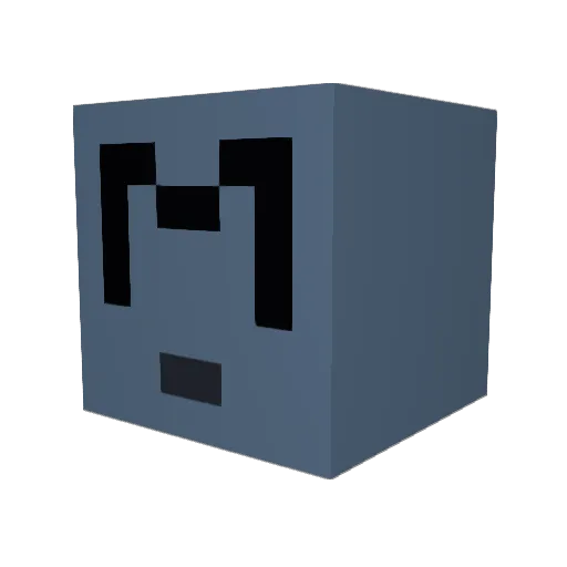 MSMrangr Minecraft avatar head, 3D render