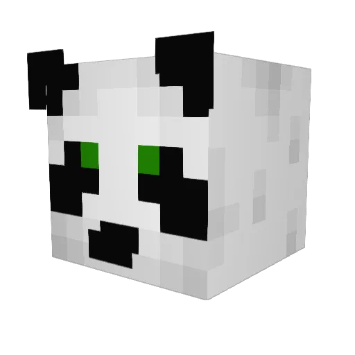 MSRexus Minecraft avatar head, 3D render