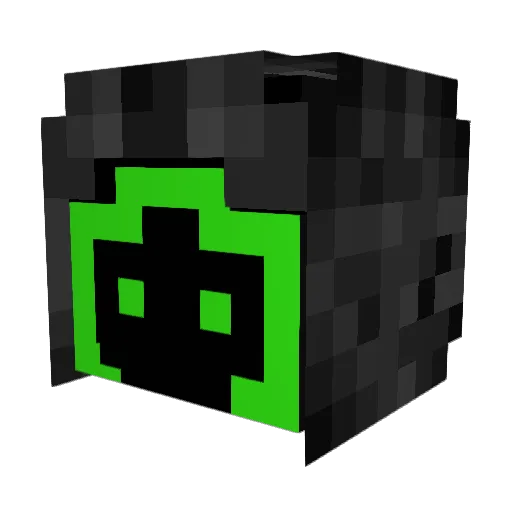 MSU5151 Minecraft avatar head, 3D render