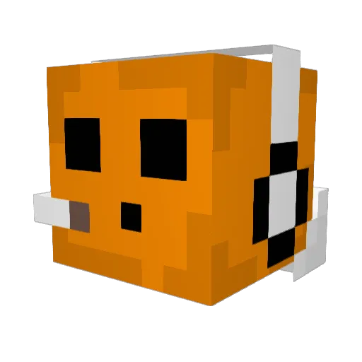 MSW48 Minecraft avatar head, 3D render