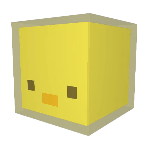 MSmumu Minecraft avatar head, 3D render
