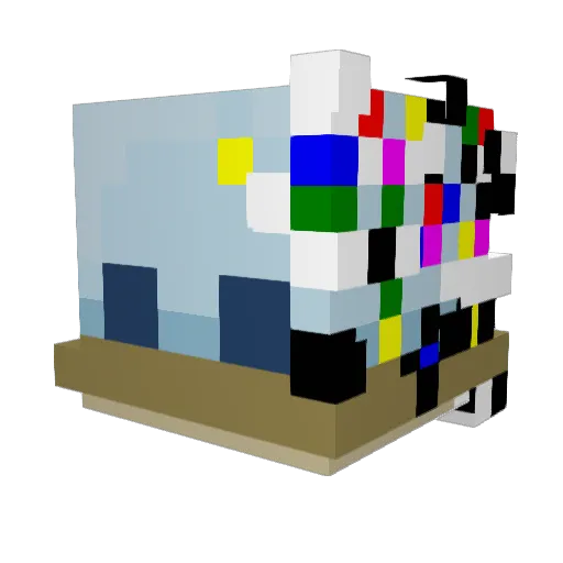 MSom_ Minecraft avatar head, 3D render