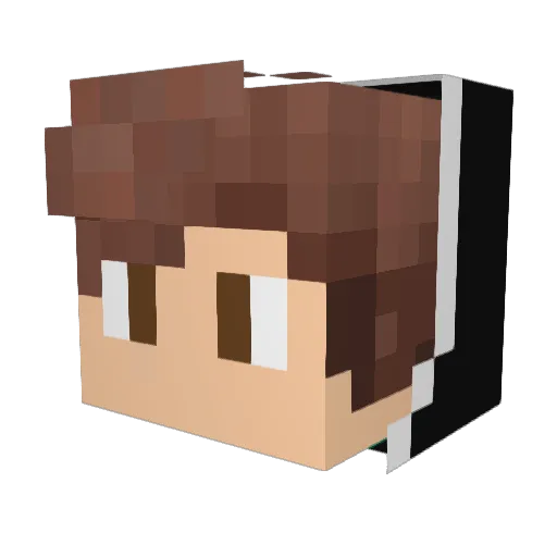 MT3kid Minecraft avatar head, 3D render