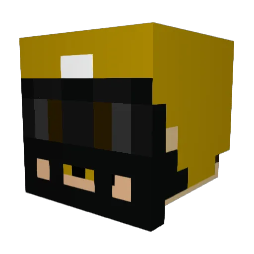 MTB_NoMeRcy Minecraft avatar head, 3D render