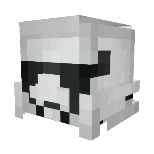 MTFBWY Minecraft avatar head, 3D render