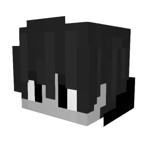 MTH1XD Minecraft avatar head, 3D render
