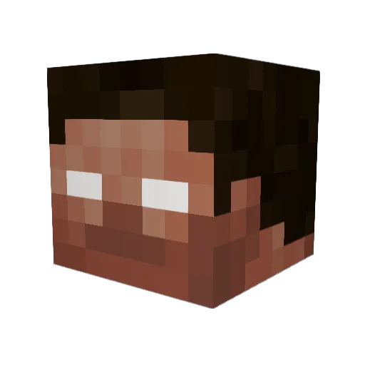 MTMPRO Minecraft avatar head, 3D render