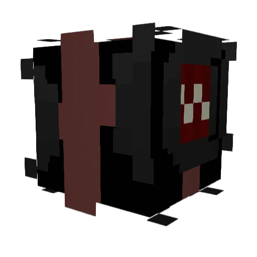 MTMT1111 Minecraft avatar head, 3D render