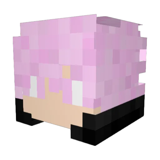 MTS_13 Minecraft avatar head, 3D render