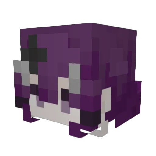 MT_uwu Minecraft avatar head, 3D render
